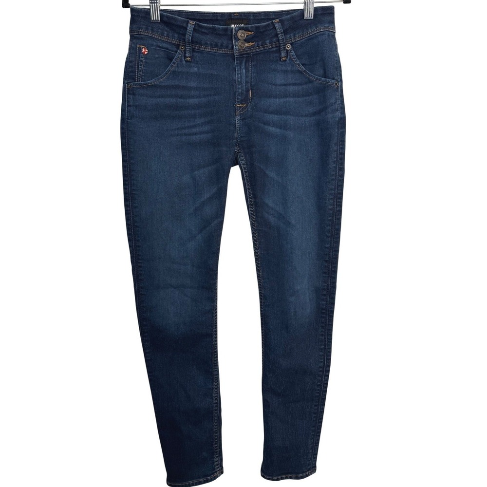 Hudson Jeans Women‎ Dark Wash Skinny Fit Stretch Denim Pants Size 28